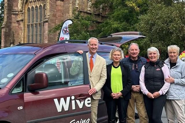 Local MPs visit essential charity transport service